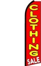 Feather Banner Flag 16' Kit Clothing Sale red yellow