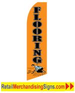 Flooring Outdoor Flag Feather Banner Half Sleeve