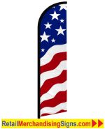 Swooper Banner Flags 16' Kit USA NEW GLORY Flag Patriotic (Windless)