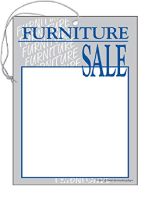 TYD831 | Furniture Tags | 2 3/4" x 3 1/2" | String Tag