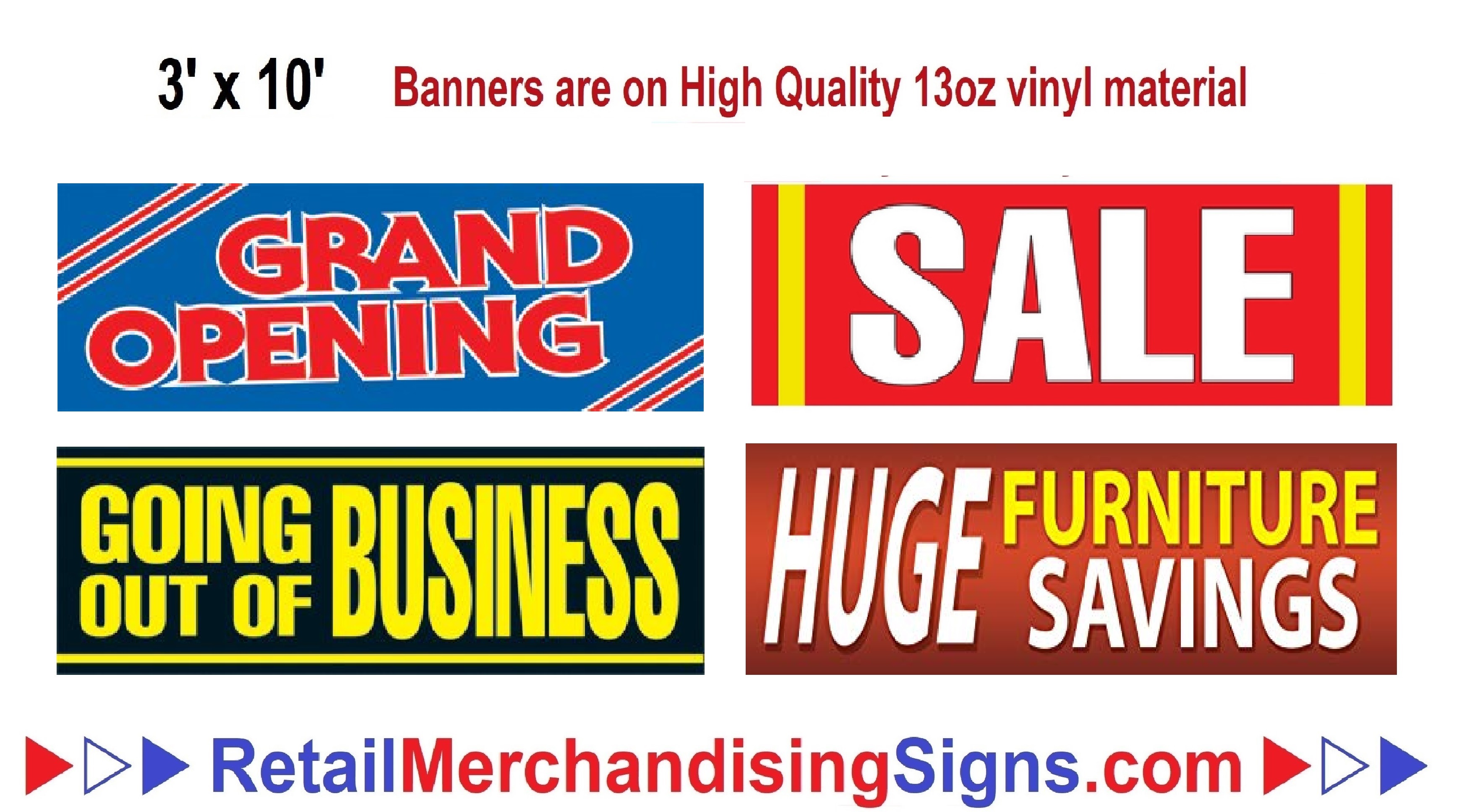 Discount School Supplies Banner Sign new Larger Size