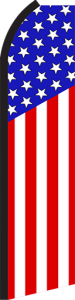 16' Feather Banner Flag Kit American Flag
