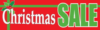 Retail Sale Banners Christmas Sale gift Seasonal