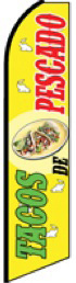 Feather Banner Flag 16' Kit Tacos De Pescado