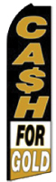 Feather Banner Flag 11.5' Cash For Gold