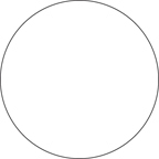 Blank Round Labels 1 1/2in White 500 per roll