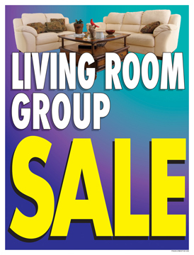 Furniture Sale Signs Posters Living Room Group Sale