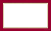 Burgundy and Gold Border Card Signs