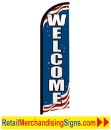 Swooper Banner Flags 16' Kit Welcome (Windless)