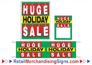 HUGE HOLIDAY SALE | Mini Small Banner Signs Poster Tags Kit