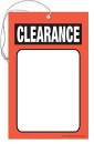 TYC107 Price Tag CLEARANCE with hole and elastic String