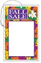 TYC446 Price Tag FALL SALE Seasonal with string has a hole and elastic String