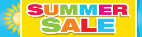 Seasonal Sale Banners 3'x10' Summer Sale (multi color)