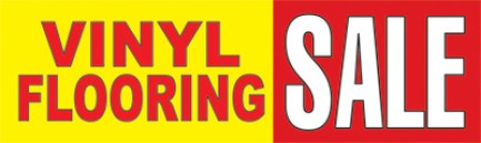 Retail Sale Banners Vinyl Flooring Sale
