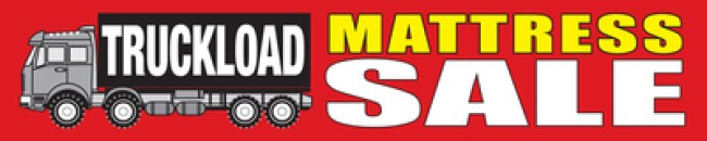Furniture Store Banner 4' x 20' Truckload Mattress Sale