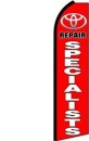 Feather Banner Flag 16' Kit Toyota Repair Specialist