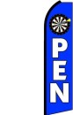 Feather Banner Flags 16' Kit Open dart board