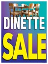 Furniture Sale Signs Posters Dinette Sale