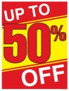 P70OFF Retail Sale Signs Posters Up to 50% Off