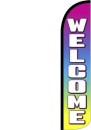 Swooper Banner Flag 16' Kit Welcome rainbow Windless