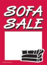 Slotted Sale Tags 5in x 7in Sofa Sale