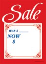 Slotted Sale Tags 5in x 7in Sale..Was$ Now$