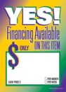 Slotted Sale Tags 5in x 7in YES! Financing Available On