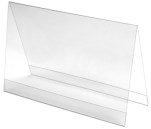 Sign Holder 7w x 5 1/2h (H) Vinyl Tent Table Top Stands