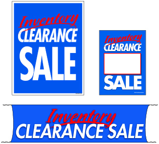 Clearance Sale Banners