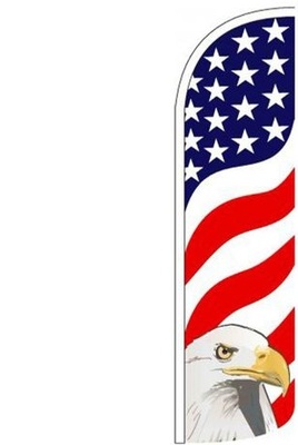 Swooper Banner Flag 16' Kit American Flag Eagle Windless