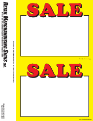 Retail PC Printable Laser Cards Signs | 5 1/2 x 7 Sale | Business Store ...