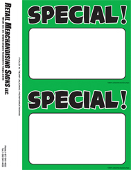 Retail PC Printable Laser Price Tags 7 x 11 Clearance Sale