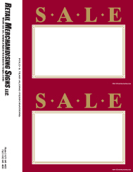 Retail PC Printable Laser Price Tags 5 1/2in x 7in Sale