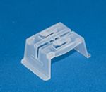 CRC100 Plastic Clip Speed Clip Dual Purpose for 1 1/2" Channel Rail shelf Gondola, pack of 100 pieces