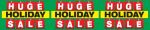 Christmas Sale Store Banner 4' x 20' Huge Holiday Sale