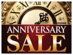 Horizontal Poster 28'' x 22'' Anniversary Sale clock