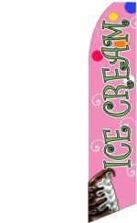 Feather Banner Flag 16' Kit Ice Cream