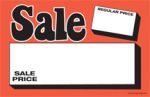 Fluorescent Price Cards Sale 100 per pack