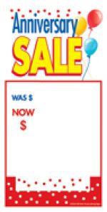 Elastic String Tag Anniversary Sale balloons