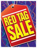 Retail Sale Signs Posters Red Tag Sale