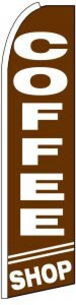 Feather Banner Flag 16' Kit Coffee Shop