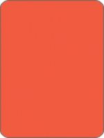 Fluorescent Label Blank 1 1/2in x 2in Red Orange 380 per roll