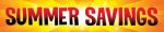 Seasonal Store Banner 4' x 20' Summer Savings