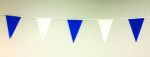 120' String Pennants blue white