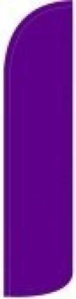 Swooper Feather Flag Only 11.5' Solid Purple Windless