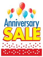 Sale Signs Posters Anniversary Sale(balloons