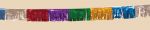 60' String Pennant Metallic multicolor