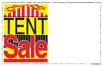 Price Cards/Sign Cards Tent Sale