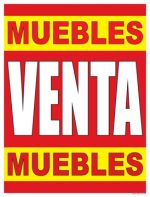 Poster Muebles Venta Muebles FURNITURE SALE FURNITURE