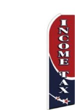 Feather Banner Flag 11.5' Income Tax